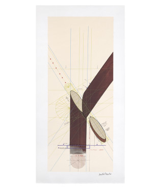 Triptych: 3 serigraphy of "Large Disegno 1971", 2021/4
