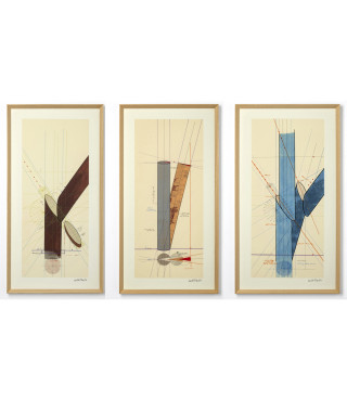 Triptych: 3 serigraphy of...