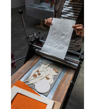 IL FOGLIO COME SCULTURA | printing workshop for adults