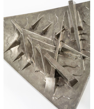 Piatto triangolare I (argento), 2006
