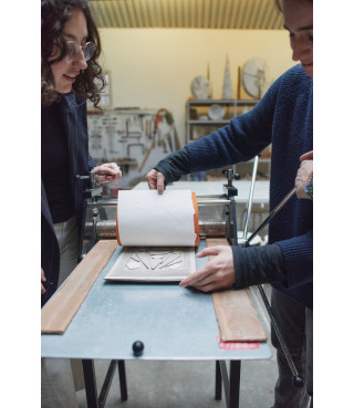 IL FOGLIO COME SCULTURA | printing workshop for adults