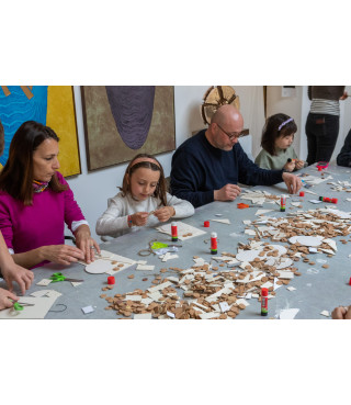 IL FOGLIO COME SCULTURA | Laboratorio di  stampa per famiglie con bambini e bambine 6-11 anni