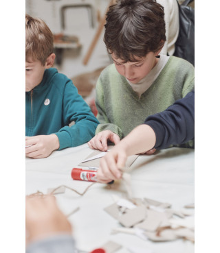 IL FOGLIO COME SCULTURA | Laboratorio di  stampa per famiglie con bambini e bambine 6-11 anni