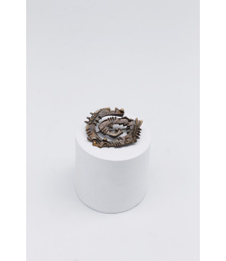 Spiral pendant-pin | bronze | 2022