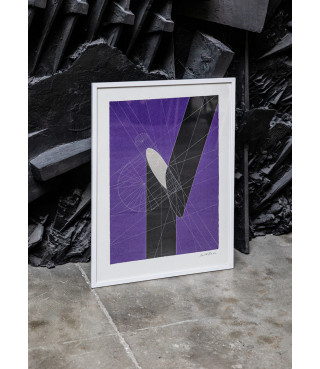 Trittico stampe serigrafiche da litografia "Colonna recisa trasversalmente I, II e III" (1970), 2025