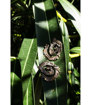 Spiral earrings | Bronze | 2022