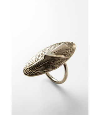 Shield ring | Bronze | 2022