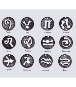 Zodiac sign pendant